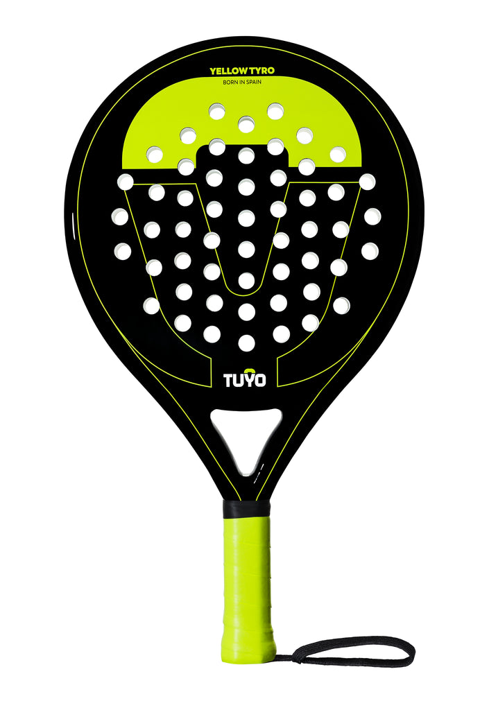 Yellow Tyro - Round padel racket for beginners