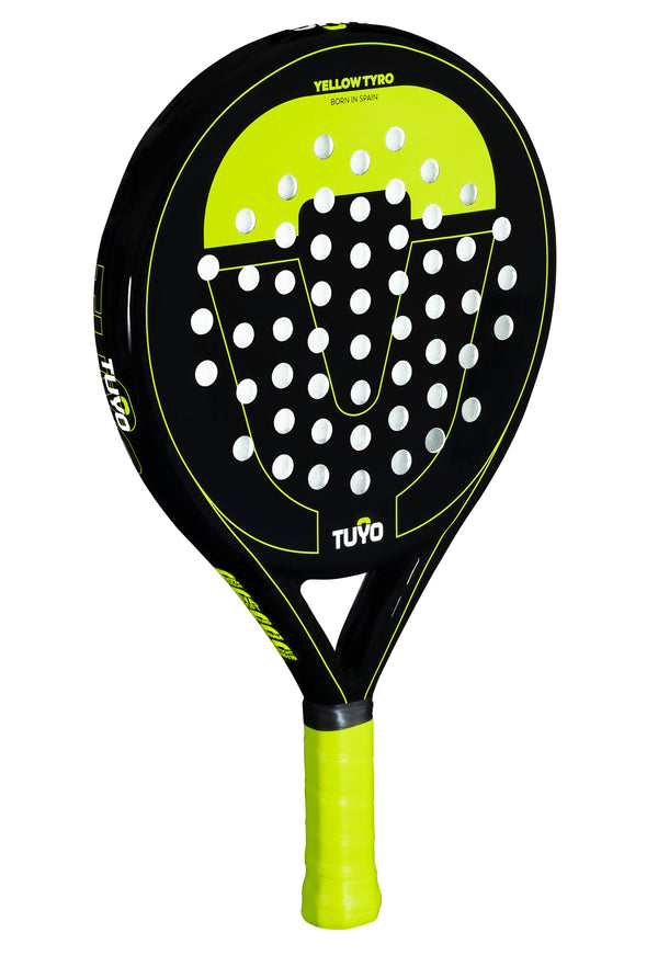 Yellow Tyro - Round padel racket for beginners