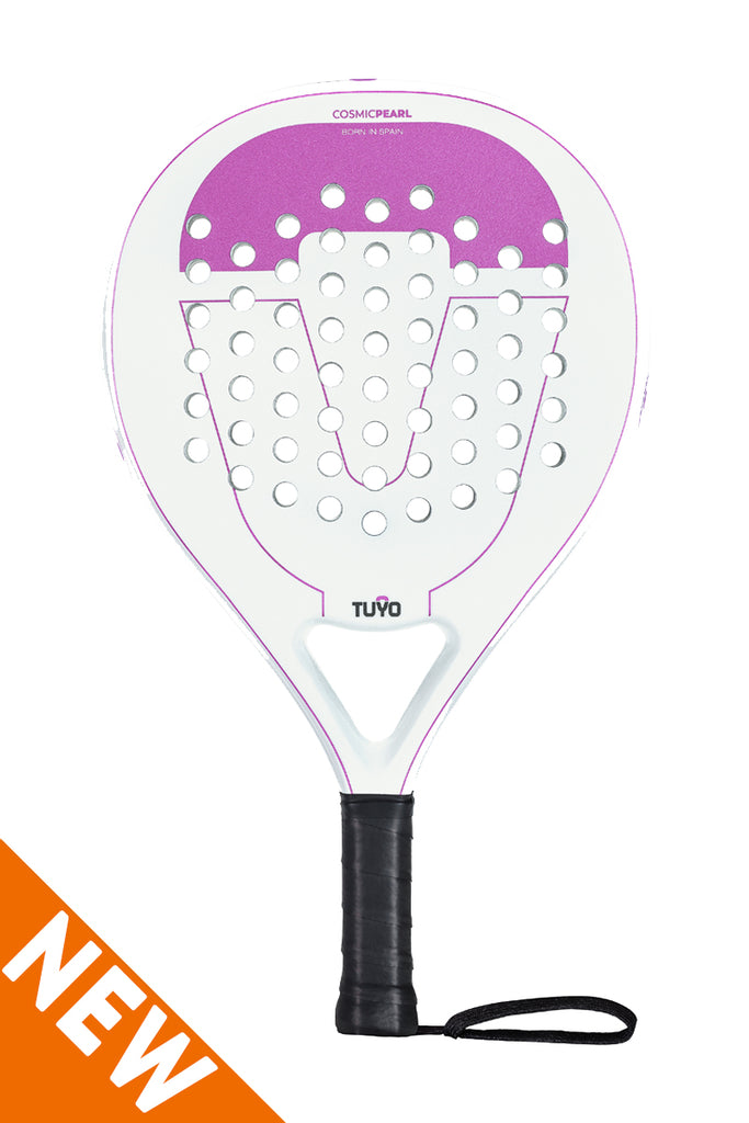 Cosmic Pearl - teardrop shaped padel racket for the advanced padel player