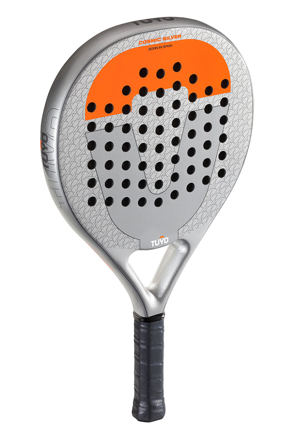 Cosmic Silver - teardrop shape for the all-round padel players